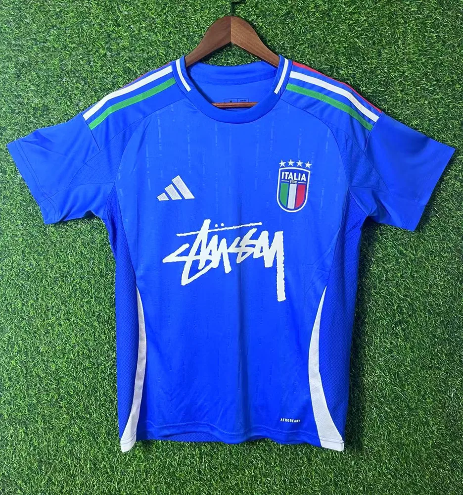 2025 Italia Edición Especial Azul Camiseta 1:1 Calidad Thai