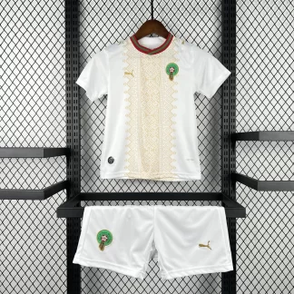 2026 Jersey de la Selección de Marruecos Visitante AAA Grado Fan Talla Infantil