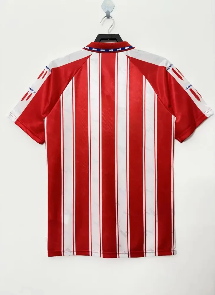 1994/1995 Retro Atletico Madrid Camiseta de Local Fútbol Calidad Tailandesa