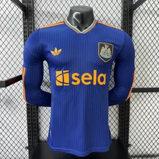 2025/2026 Camiseta de fútbol manga larga Versión Jugador Newcastle United Tercera Visitante calidad tailandesa