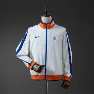 2010/2011 Países Bajos Chaqueta Cortavientos -Blanca AAA calidad aficionado