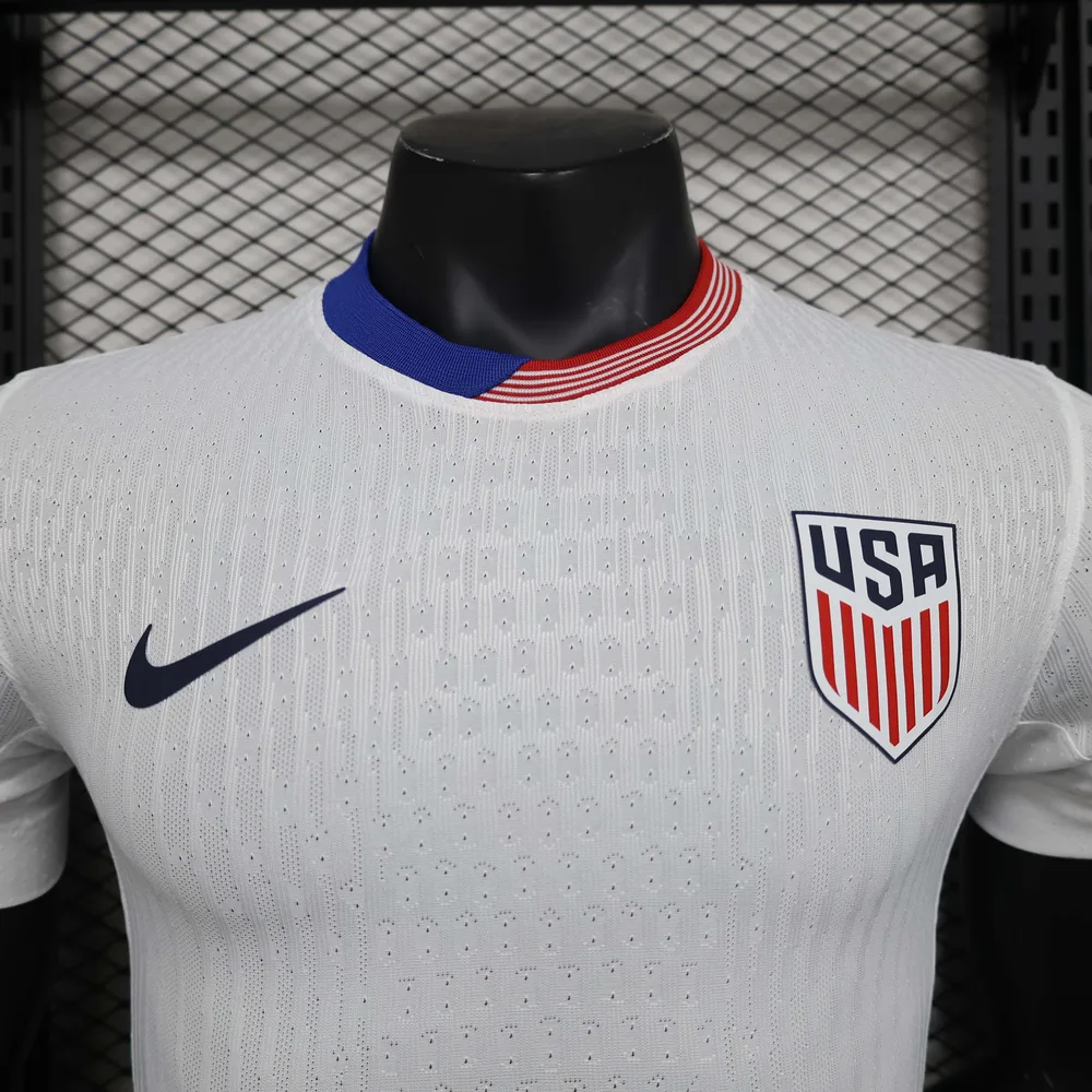 Camiseta de Fútbol 2024 Versión Jugador Estados Unidos Nacional Local AAA calidad fan