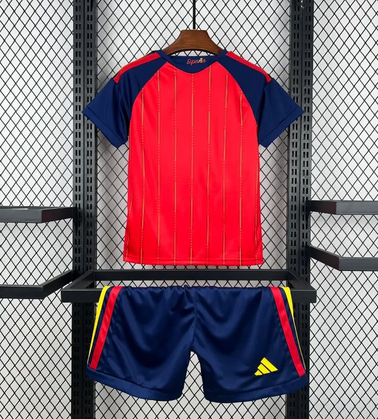 Camiseta de Fútbol Local de España 2026 Calidad Tailandesa Talla Infantil