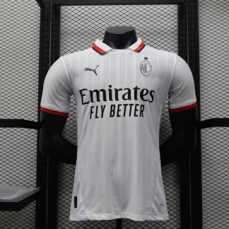 Camiseta de Fútbol Versión Jugador 2024/2025 AC Milan Visitante Calidad Tailandesa