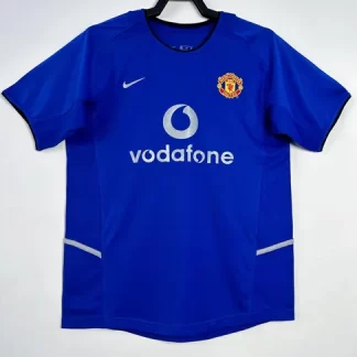 2002/2003 Retro Manchester United Tercera Equipación Visitante Camiseta de Fútbol Calidad Tailandesa