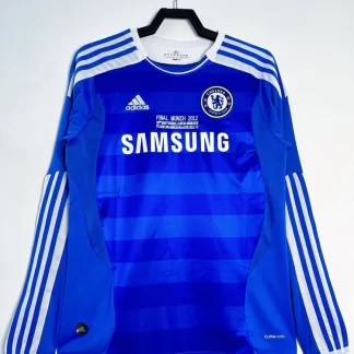 Camiseta de Fútbol Retro Chelsea Local Manga Larga 2011/2012 Calidad Tailandesa