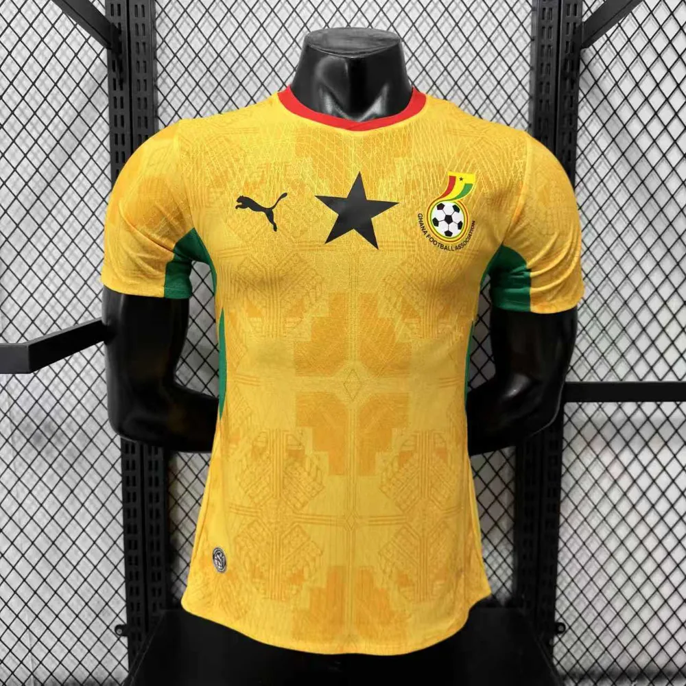 2026 Player Version Ghana National Team Away Football Jersey 1:1 Thai Quality