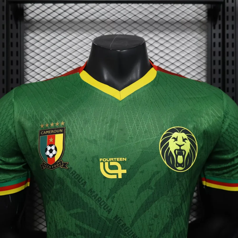 2025/2026 Versión Jugador Camerún Camiseta de Fútbol Local Calidad Tailandesa