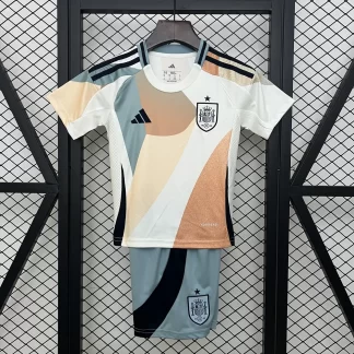 2025 España Segunda Equipación AAA Grado Fan Talla Infantil