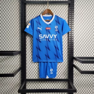 2023/2024 Camiseta de Fútbol Local Al-Hilal Saudi Talla Infantil