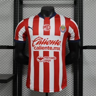 2024/2025 Versión Jugador Jersey de Fútbol Local Chivas Calidad Tailandesa