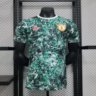 Camiseta de fútbol versión jugador edición conjunta 2024/2025 Manchester United Calidad Tailandesa