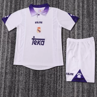 Camiseta de Fútbol Local Retro de Real Madrid 1997-1998 Calidad Tailandesa Talla Infantil
