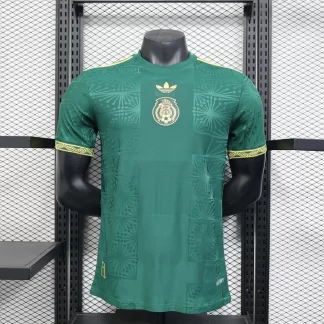 Versión Jugador Camiseta de Fútbol Verde Versión Gold Cup 2025 de México AAA calidad fan