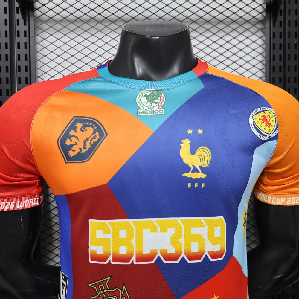Camiseta de Fútbol Edición Especial de la Selección Nacional de la Copa del Mundo Versión Jugador 2026 AAA calidad para aficionados