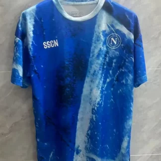 Chándal de entrenamiento azul de Napoli 2025/2026 Camiseta de fútbol Calidad Thai