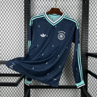 2026 Camiseta de Fútbol Visitante de Manga Larga de Alemania