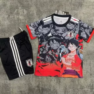 2025/2026 Camiseta Anime Japonés Gris Calidad Tailandesa Talla Infantil