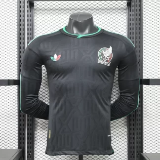 2026 Player Version Manga Larga Camiseta de Fútbol Tercera de México AAA fan-grade