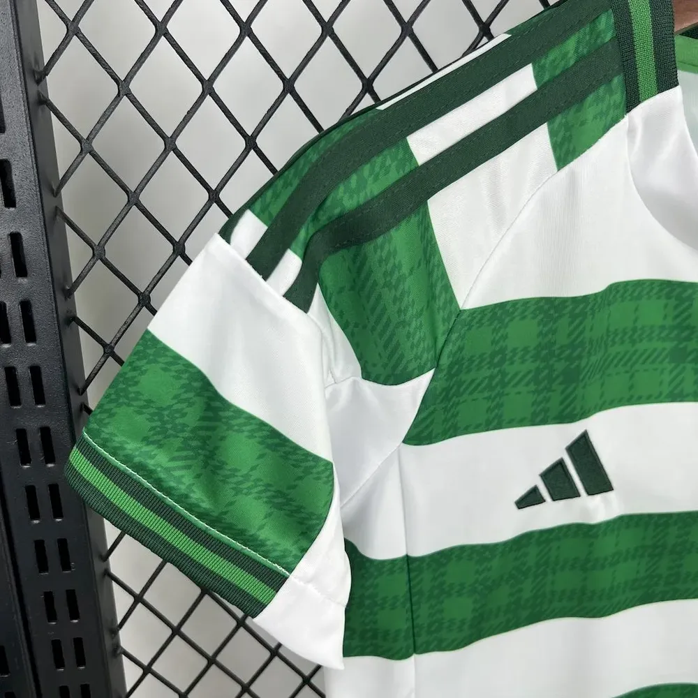 2025/2026 Camiseta Local Celtic Calidad Tailandesa Talla Infantil