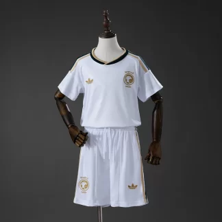 Kit visitante infantil de la Selección Nacional de Arabia Saudí 2026 AAA calidad fan Talla infantil
