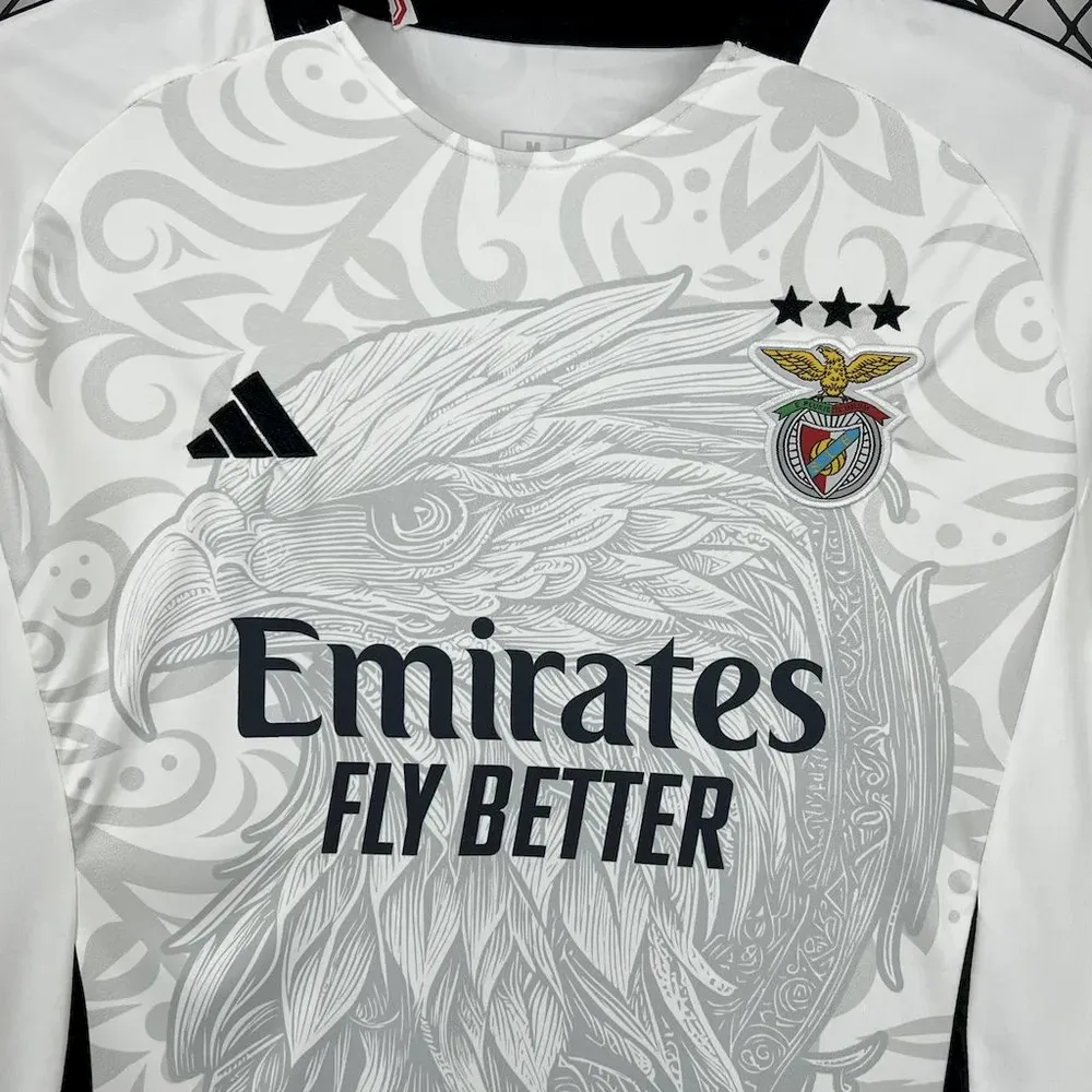 Camiseta de Fútbol Cuarta Visitante 2024/2025 del Benfica Calidad Tailandesa