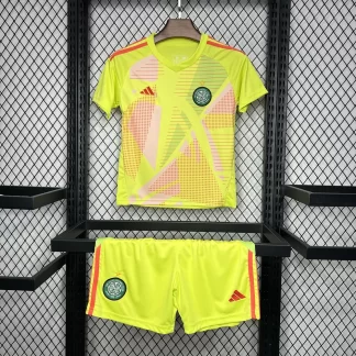 2024/2025 Celtic Portero Camiseta de Fútbol Calidad Tailandesa Talla Infantil