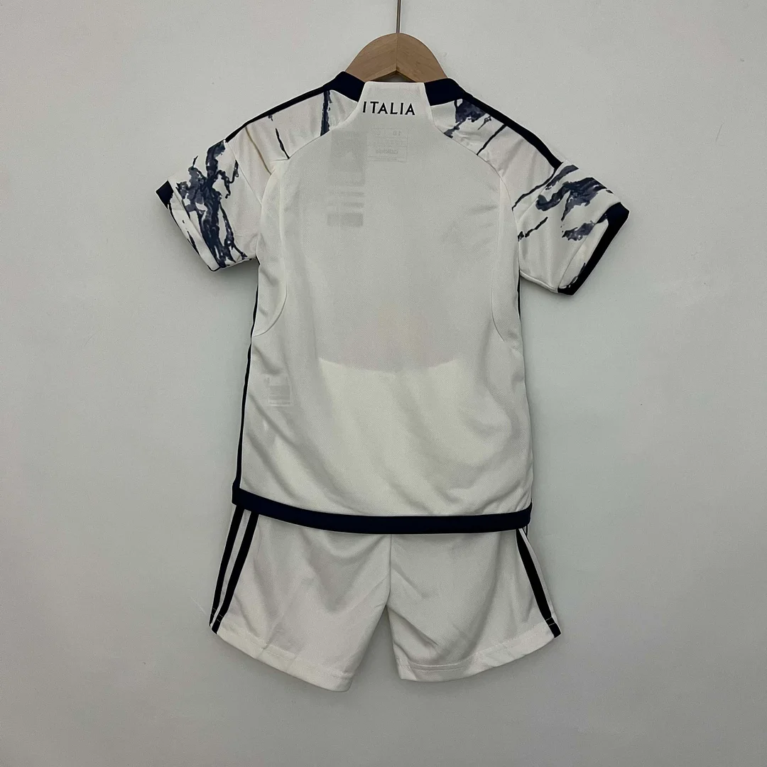 Camiseta de Fútbol Italia Visitante 2023 Talla Infantil
