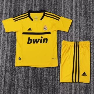 Camiseta de Fútbol de Portero Retro de Real Madrid 2011-2012 Calidad Tailandesa Talla Infantil