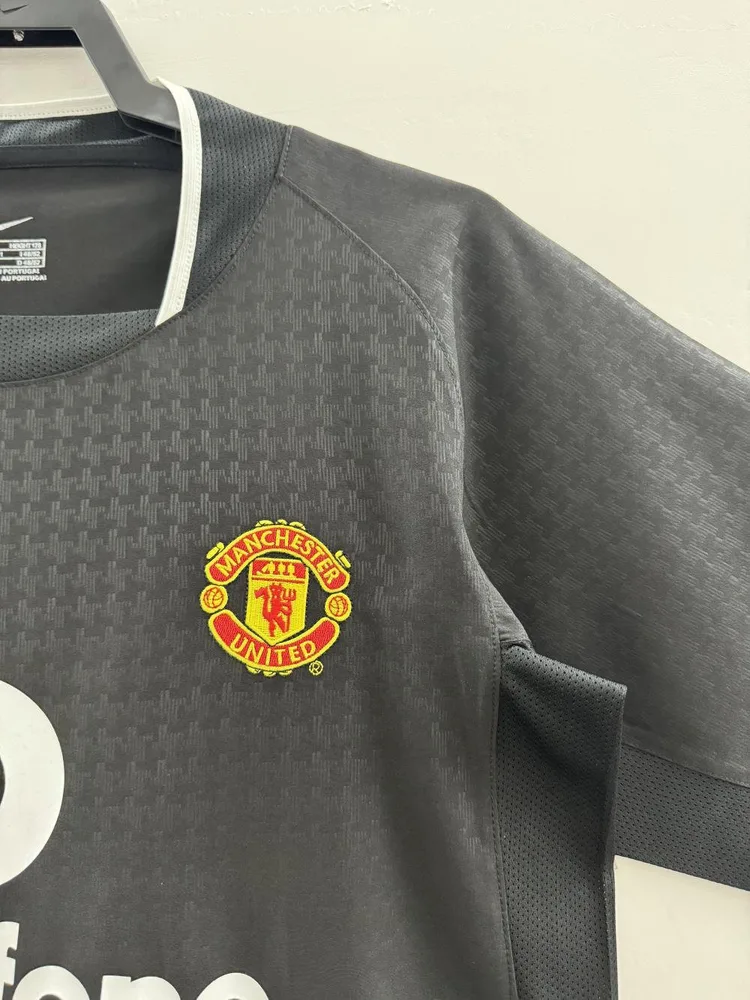 2003-2004 Retro Manchester United Equipación Visitante Camiseta de Fútbol Calidad Tailandesa