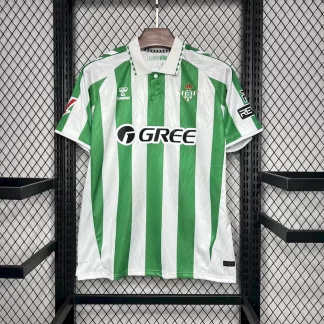 2024/2025 Real Betis Camiseta de Local Con Patrocinadores Fútbol Calidad Tailandesa