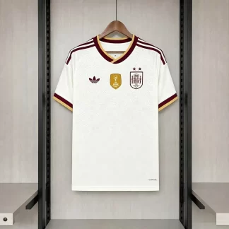 2026 Selección Española Camiseta de Fútbol Visitante Champion Doble Estrella 1:1 Calidad Tailandesa