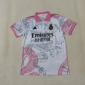 2025/2026 Real Madrid Patrón de dragón Edición especial Camiseta de fútbol Calidad tailandesa