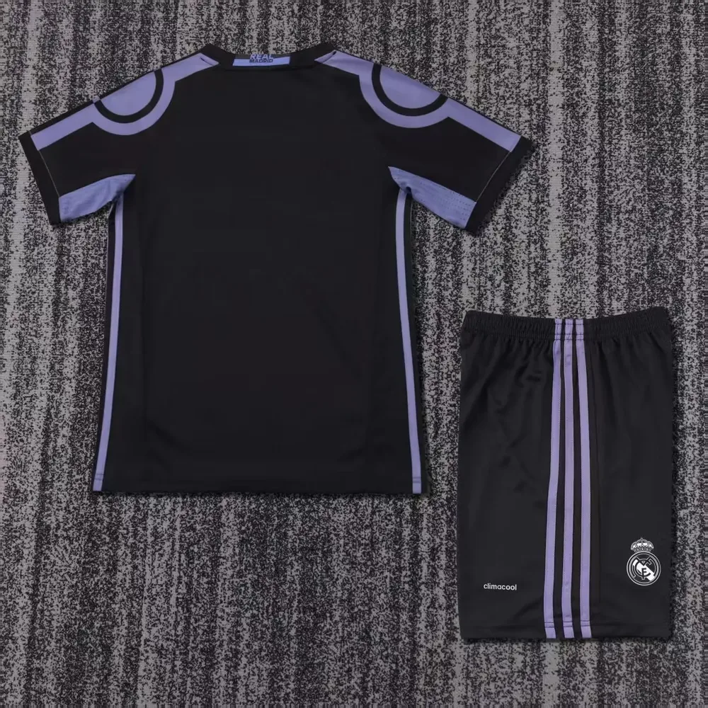 Camiseta de Fútbol Tercera Visitante Retro de Real Madrid 2016/2017 Calidad Tailandesa Talla Infantil