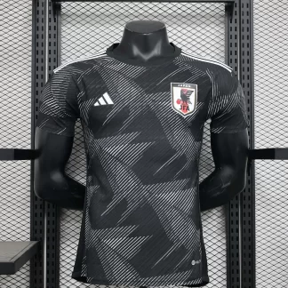 2023 Versión Jugador Japón Edición Especial Camiseta Negra Fútbol Calidad Tailandesa