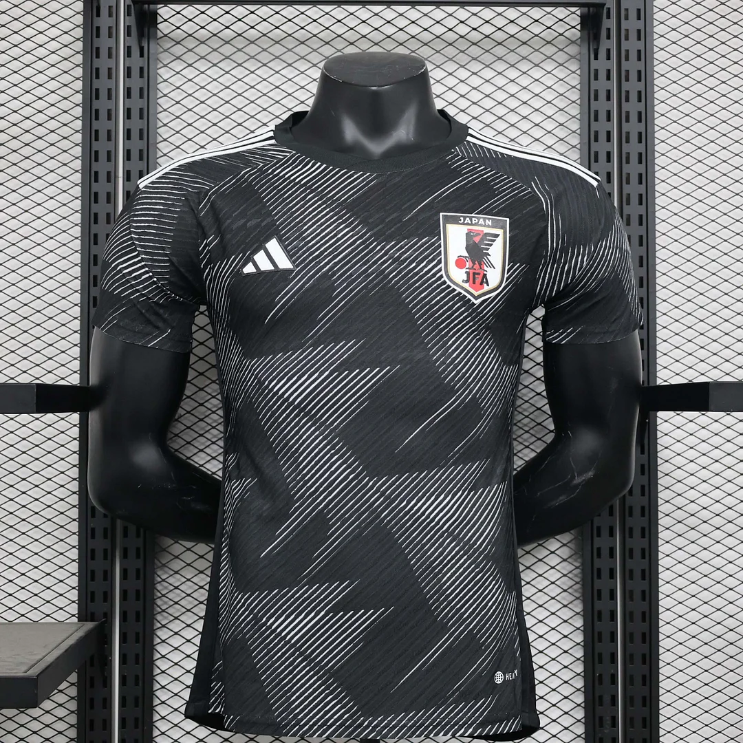 2023 Versión Jugador Japón Edición Especial Camiseta Negra Fútbol Calidad Tailandesa