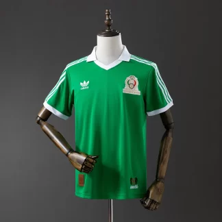 Camiseta Local Retro 1986 México AAA calidad fan