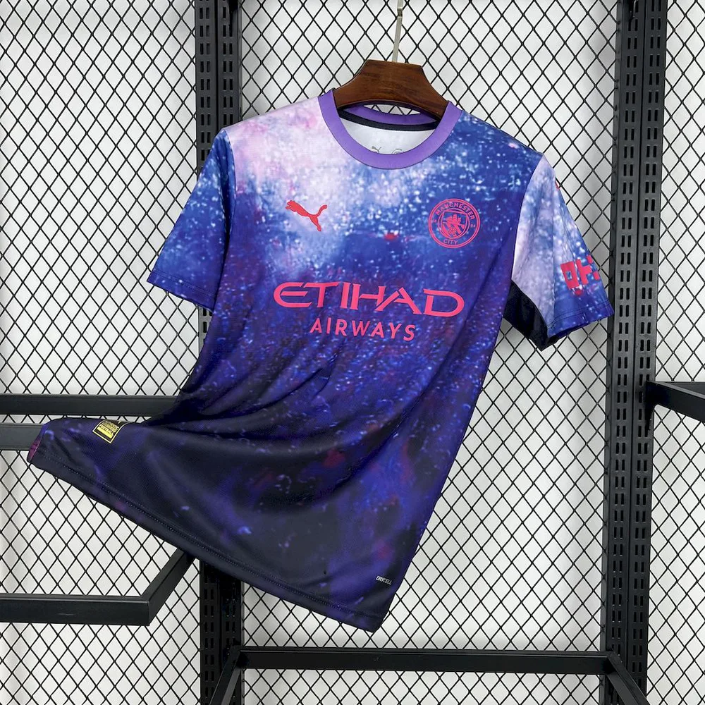2025/2026 Versión Concepto Púrpura Manchester City Camiseta de Fútbol Calidad Tailandesa