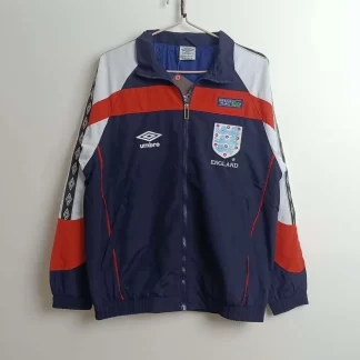 Camiseta de Fútbol Cortavientos 2024 de Inglaterra Azul Marino AAA calidad aficionado