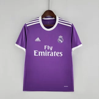 Camiseta Visitante Retro del Real Madrid 2016/2017