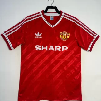 1986/1988 Retro Manchester United Equipación Local Camiseta de Fútbol Calidad Tailandesa