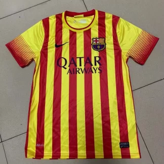 Camiseta de Fútbol Retro Visitante Barcelona 2013/2014 Calidad Tailandesa