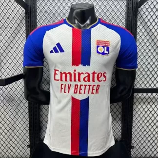 2026/2027 Versión Jugador Lyon Local Camiseta de Fútbol 1:1 Calidad Tailandesa