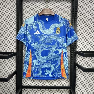 Camiseta Edición Especial Dragón Azul Real Madrid 2024/2025 Calidad Tailandesa