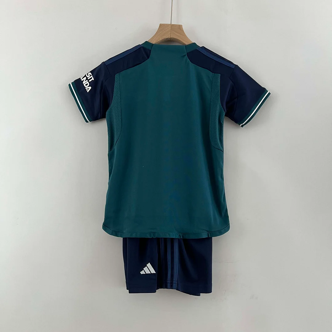 Camiseta de fútbol infantil 2023/2024 Arsenal Tercera Visitante