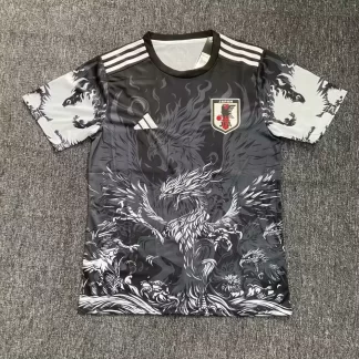 2025/2026 Camiseta de Fútbol Japón Edición Especial Águila Negra y Blanca Calidad Tailandesa