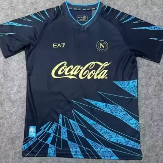 2026/2027 Napoli Pre-Partido Entrenamiento Azul Camiseta de Fútbol 1:1 Calidad Tailandesa