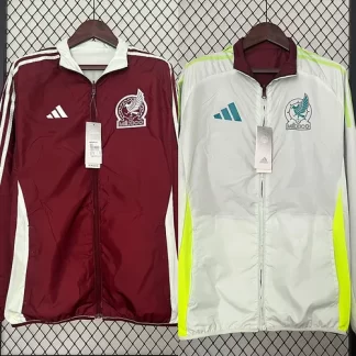 Camiseta Cortavientos Reversible de México 2024 Calidad Tailandesa