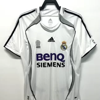 2006/2007 Retro Real Madrid Camiseta de Fútbol Local Calidad Tailandesa
