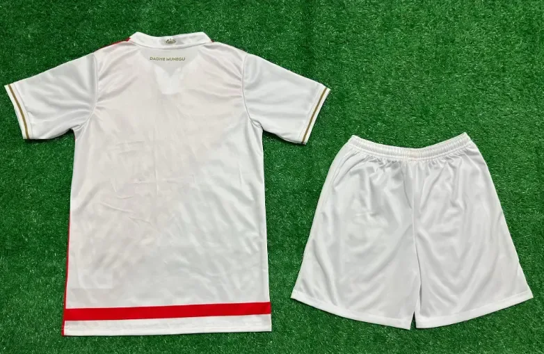 2025/2026 AS Monaco Primera Equipación Local Camiseta Fútbol Calidad Tailandesa Talla Infantil